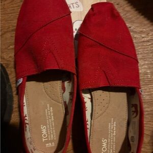 Toms Vibrant Red Women's Loafers